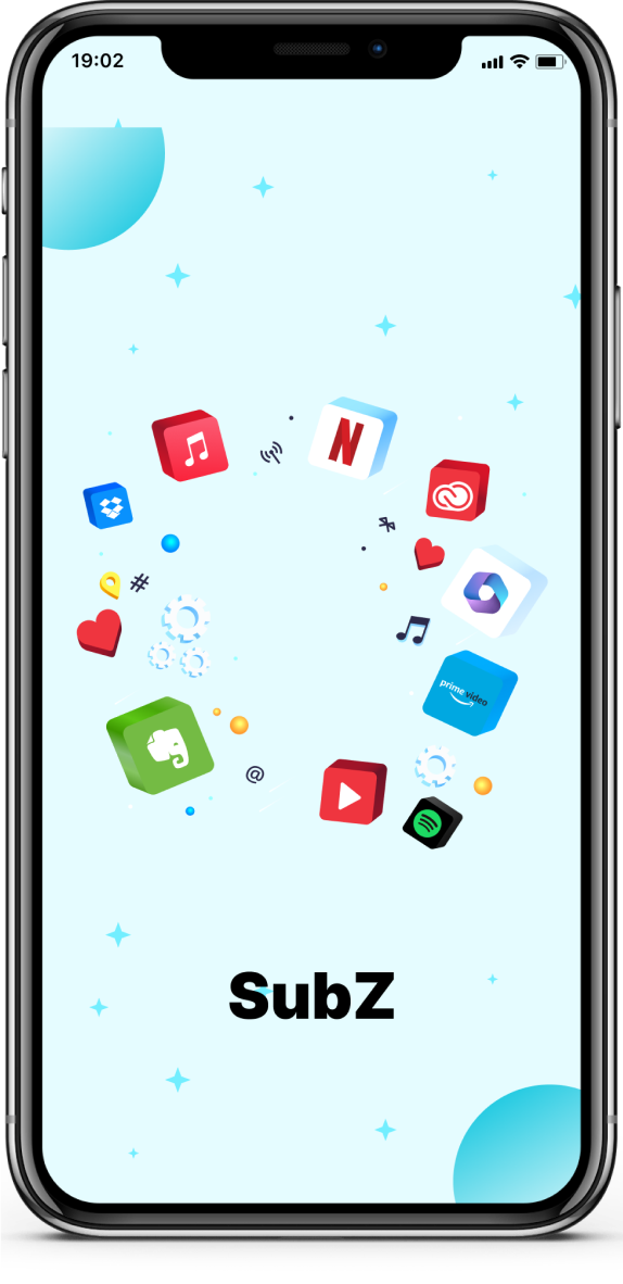 Subz screen — home dashboard
